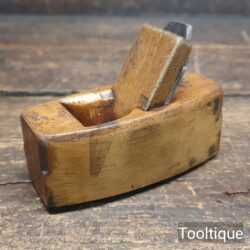 Vintage Luthiers Boxwood 3 ¾” Long Hollowing Plane - Refurbished Ready To Use