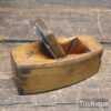 Vintage Luthiers Boxwood 3 ¾” Long Hollowing Plane - Refurbished Ready To Use