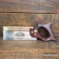 Vintage Tyzack Turner 8” Dovetail Saw 19 TPI - Fully Refurbished Ready To Use