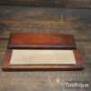Unusual Vintage Very Fine Natural Honing Stone Boxed - Flattened Ready For Use