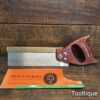 Vintage Spear & Jackson 10” Brass Back Dovetail Saw - Fully Refurbished