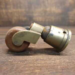 Antique Henry W Auster Brass Furniture Castor Antique Henry W Auster Brass Furniture Castor