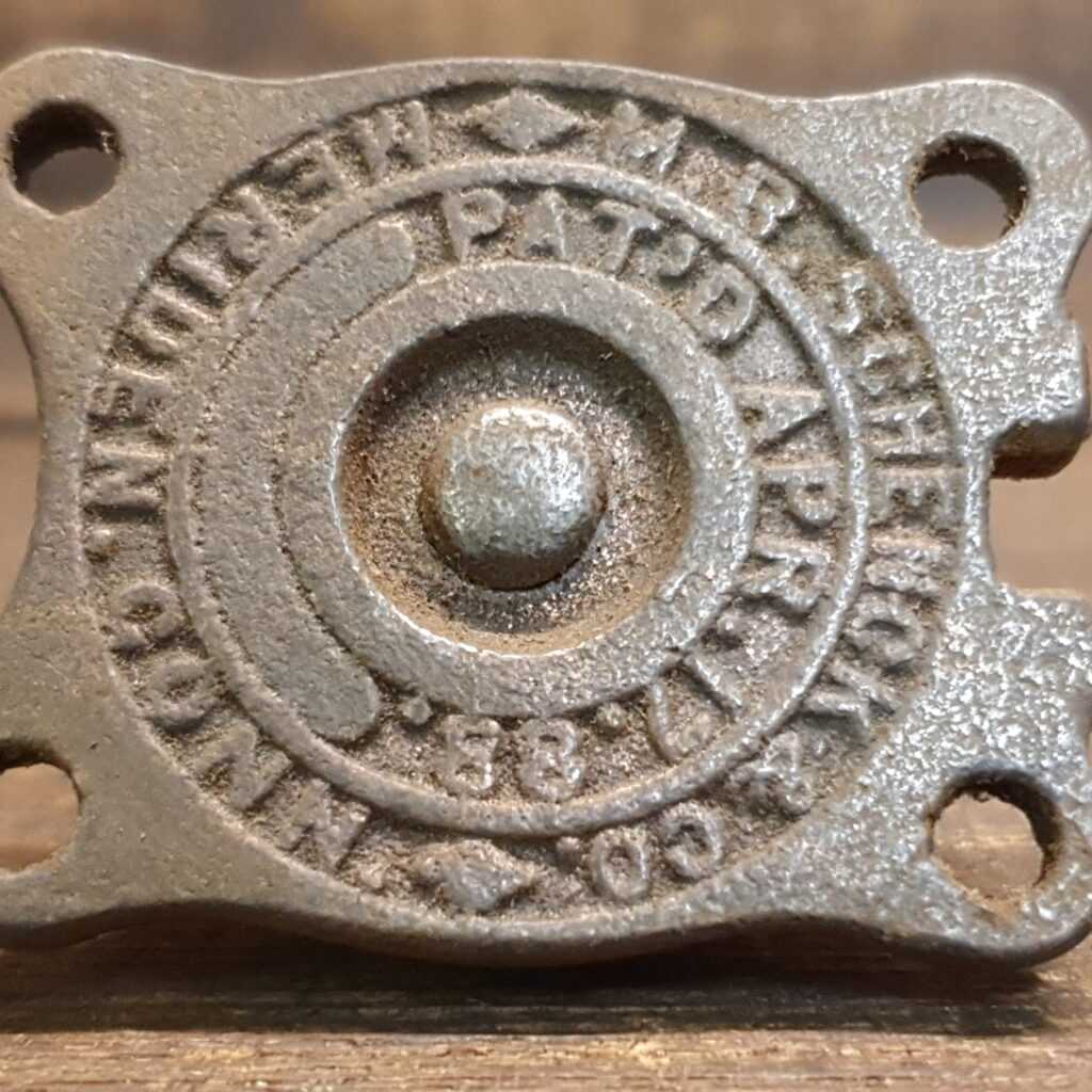 Rare Antique MB Schenck & Co. Furniture Castors Tooltique