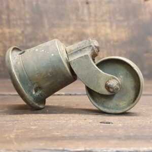 Vintage Brass Furniture Socket Castor
