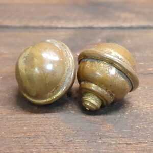 Vintage Pair Orbital Dresser Knobs In Original Condition