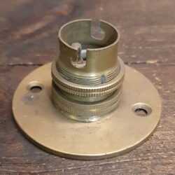 Vintage Brass Bayonet Lamp Holder - Marked Sperryn