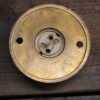 Vintage Brass Bayonet Lamp Holder - Marked Sperryn