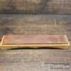 Vintage 10” x 2” Leather Tool Cutter Honing Strop On Stand - Good Condition