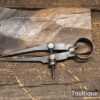 Vintage Pair 4” Straight Leg Spring Steel Dividers - Good Condition
