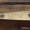Vintage Marples & Sons Mahogany & Brass Boat Level - Good Condition