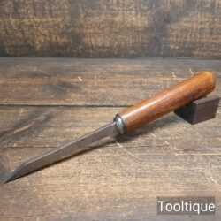 Antique 18th Century P. Law ¼” Pig Sticker Mortice Chisel - Refurbished