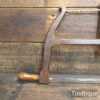 Antique 16” Bowsaw Fully Refurbished & Sharpened Ready To Use