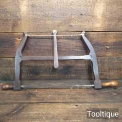 Antique 16” Bowsaw Fully Refurbished & Sharpened Ready To Use