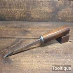 Vintage 5/16” Wide I &H Sorby Pig Sticker Mortice Chisel Refurbished Ready To Use