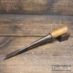 Heavy Duty Antique Joseph Buck London 3/8” Wide Socket Firmer Chisel - Refurbished