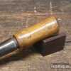 Heavy Duty Antique Joseph Buck London 3/8” Wide Socket Firmer Chisel - Refurbished