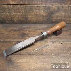 Antique James Howarth 1 5/8” Wide Firmer Chisel - Refurbished For Use