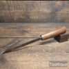 Vintage J.W Bould 3/16” Pig Sticker Mortice Chisel - Fully Refurbished Ready To Use