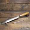 Vintage 1 ½” Wide Marples & Sons Bevel Edge Paring Chisel - Refurbished Sharpened
