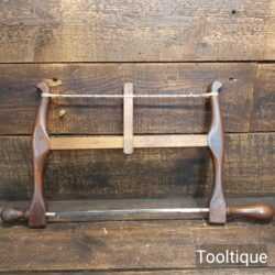 Vintage Beechwood 12” Bowsaw - Fully Refurbished & Sharpened Ready To Use