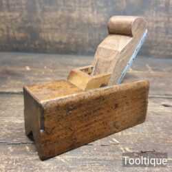 Vintage Beechwood Chamfering Plane Refurbished Ready To Use