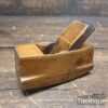 Small 4” Long Vintage Bat Makers Boxwood Hollowing Plane Detachable Sole