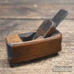 Vintage Luthiers 2 ½” Miniature Beechwood Hollowing Plane - Good Condition