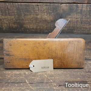 Vintage John Moseley 3/8” Beechwood Beading Moulding Plane - Good Condition