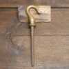 Antique Brass Lamp Hook With Screw Thread