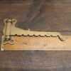 Antique Hollow Brass Wall Mounted Garment Bracket