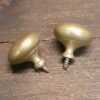 Vintage 1 3/8” Wide Drawer Knobs With Screws - Good Condition