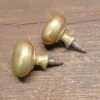 Antique Pair Brass Drawer Knobs