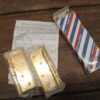 Pair of Brass Double Washered Hinge Pol And Screws