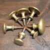 Bundle 7 No: Brass Round Door Knobs Or Picture Hanging Knobs