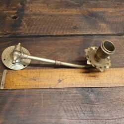 Antique Brass Piano Candelabra Sconce - Good Condition