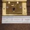 Vintage 4 lever Brass Box Lock With Key