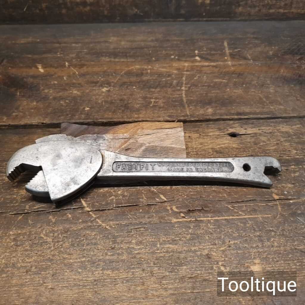 Vintage Fastfit No: 12 Adjustable Wrench 9” Long - Good Condition