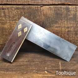 Vintage Marples 6” Rosewood & Brass Try Square - Refurbished