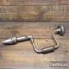 Unusual Vintage Carpenters Ratchet Brace With Morse Tapered Fitted Keyless Chuck