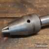 Unusual Vintage Carpenters Ratchet Brace With Morse Tapered Fitted Keyless Chuck