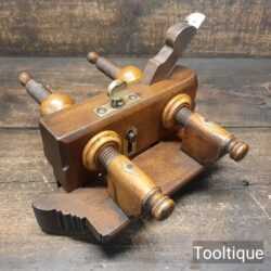 Vintage Griffiths Norwich Boxwood Screw Stem & Beechwood Plough Plane
