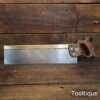 Vintage Henry Disston Philadelphia 14” Brass Back Saw 11 TPI - Fully Refurbished