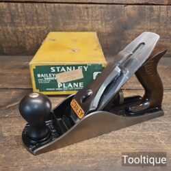 Nice Vintage Boxed Stanley No: 4 Smoothing Plane - Fully Refurbished