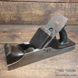 Scarce Unusual Antique Skew Iron One Side Rabbet Infill Panel Plane - Refurbished
