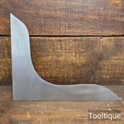Vintage Steel Plate Curved Template 9” x 11 ¾” - Good Condition