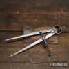 Vintage Moore & Wright 7” Straight Leg Spring Dividers - Refurbished