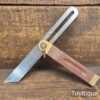 Vintage 9” Marples Quick Release Mahogany Brass Bevel - Good Condition