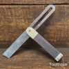 Vintage Rosewood & Brass 9” Carpenters Bevel - Refurbished Ready To Use