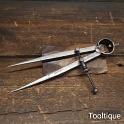 Vintage 7” Straight Leg Spring Dividers - Refurbished Ready To Use