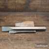 Vintage Pair 2 Different Sized Cold Chisels - Dressed Sharpened Ready To Use